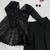 black georgette plain traditional lehenga choli with free size upto 42