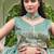 light green silk blend embroidered traditional lehenga choli