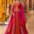 multicolor silk blend embroidered traditional lehenga choli