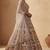 peach net embroidered traditional lehenga choli