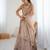 gold net embroidered traditional lehenga choli
