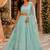 light green net embroidered traditional lehenga choli