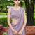 lavender silk blend plain traditional lehenga choli with free size upto 44
