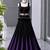 multicolor cotton poly embroidered traditional lehenga choli with free size upto 42