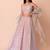 pink georgette embroidered traditional lehenga choli