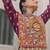 multicolor georgette printed traditional lehenga choli with free size upto 44