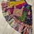 multicolor georgette printed traditional lehenga choli with free size upto 44