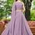 Pink zari sequence beads embroidery work half sarees for women's