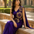 designer embroidered applique flower design ready to wear saree with stitched blouse