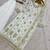 white color  beautiful embroidery sequence work faux georgette kurti palazzo set