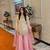 off white color beautiful embroidery sequence work with rady-made  lace borders silk blend kurti palazzo set
