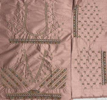 pink color Gotta Pati Dori and Zari Embroidered Multi Thread and Sequins work silk blend Lehenga Choli set 5