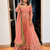 Pink star georgette embroidered lehenga set