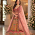 multicolor color Dori and Embroidery Sequince and Diamond work silk blend Lehenga Choli setHandwork 