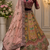 multicolor color Dori and Embroidery Sequince and Diamond work silk blend Lehenga Choli setHandwork 