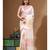 Off-white mal chanderi with applique work saree with blouse piece