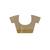Off-white mal chanderi with applique work saree with blouse piece