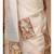 Beige supernet with kantha work saree with blouse piece