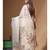 Beige supernet with kantha work saree with blouse piece