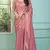 Pink Silk Beautiful Embellished Saree,Sari Comes With Embroidered Blouse