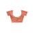 Peach supernet with embroidery saree with blouse piece