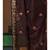Brown supernet with embroidery saree with blouse piece