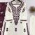 white color embroidery work reyon salwar suit