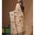 Beige semi- chanderi with embroidery saree with blouse piece