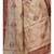 Beige semi- chanderi with embroidery saree with blouse piece