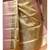 yellow silk blend saree with blouse piece
