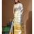grey silk blend saree with blouse piece