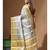 grey silk blend saree with blouse piece