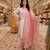 Light Pink Color Embroidery And Thread Work Silk Blend Salwar Suit