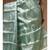 green silk blend saree with blouse piece