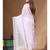 Light purple viscose organza with embroideery saree with blouse piece