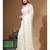 Green viscose organza with embroideery saree with blouse piece