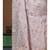 Grey viscose organza with embroideery saree with blouse piece