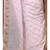 Pink viscose organza with embroideery saree with blouse piece