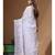 Lavendar viscose organza with embroideery saree with blouse piece
