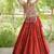 Kora Cotton Navratri Lehenga Choli with Heart Thread Embroidery, Gamthi Mirror Work & Latkan