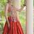 Kora Cotton Navratri Lehenga Choli with Heart Thread Embroidery, Gamthi Mirror Work & Latkan