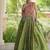 Kora Cotton Navratri Lehenga Choli with Thread Embroidery Gamthi Mirror Work & Latkan - free size