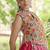 Kora Cotton Navratri Lehenga Choli with Thread Embroidery Gamthi Mirror Work & Latkan - free size