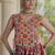 Kora Cotton Navratri Lehenga Choli with Heart Thread Embroidery, Gamthi Mirror Work & Latkan