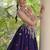 Kora Cotton Navratri Lehenga Choli with Thread Embroidery Gamthi Mirror Work & Latkan - free size