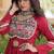 Kora Cotton Gamthi Gota Patti Mirror Work Lehenga Choli with Full Sleeves Shrug For Women - free size