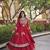 Kora Cotton Gamthi Gota Patti Mirror Work Lehenga Choli with Full Sleeves Shrug For Women - free size