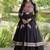 Kora Cotton Gamthi Gota Patti Mirror Work Lehenga Choli with Full Sleeves Shrug For Women - free size