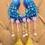 decorative mdf peacock latkan hanging home decorhanging for pooja decor & all festival decor (pack of 2)