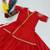 Red lampi bordar Silk Blend Navratri Lahenga & Top Set